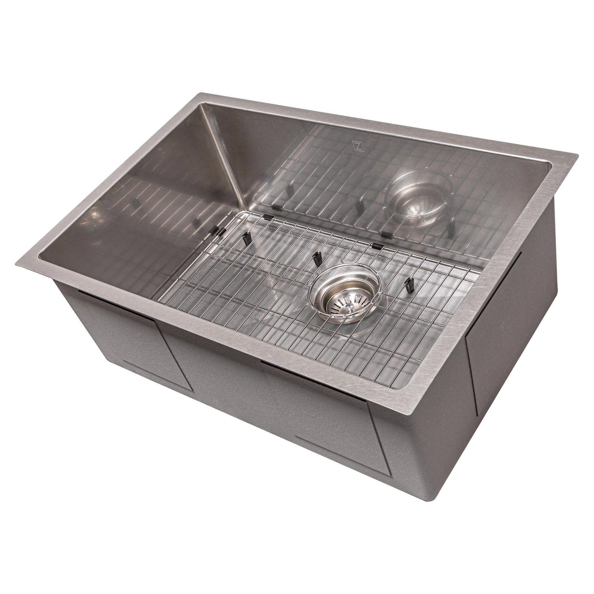 zline-durasnow-stainless-sink-srs-27s-main-grate
