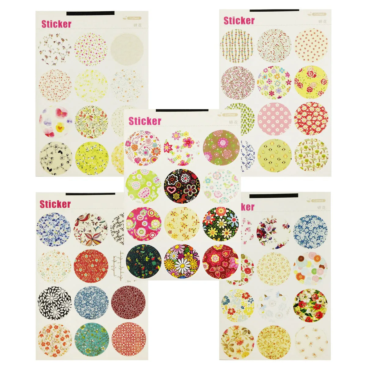 0wWrapables-Decorative-Floral-Pattern-Sticker-Set