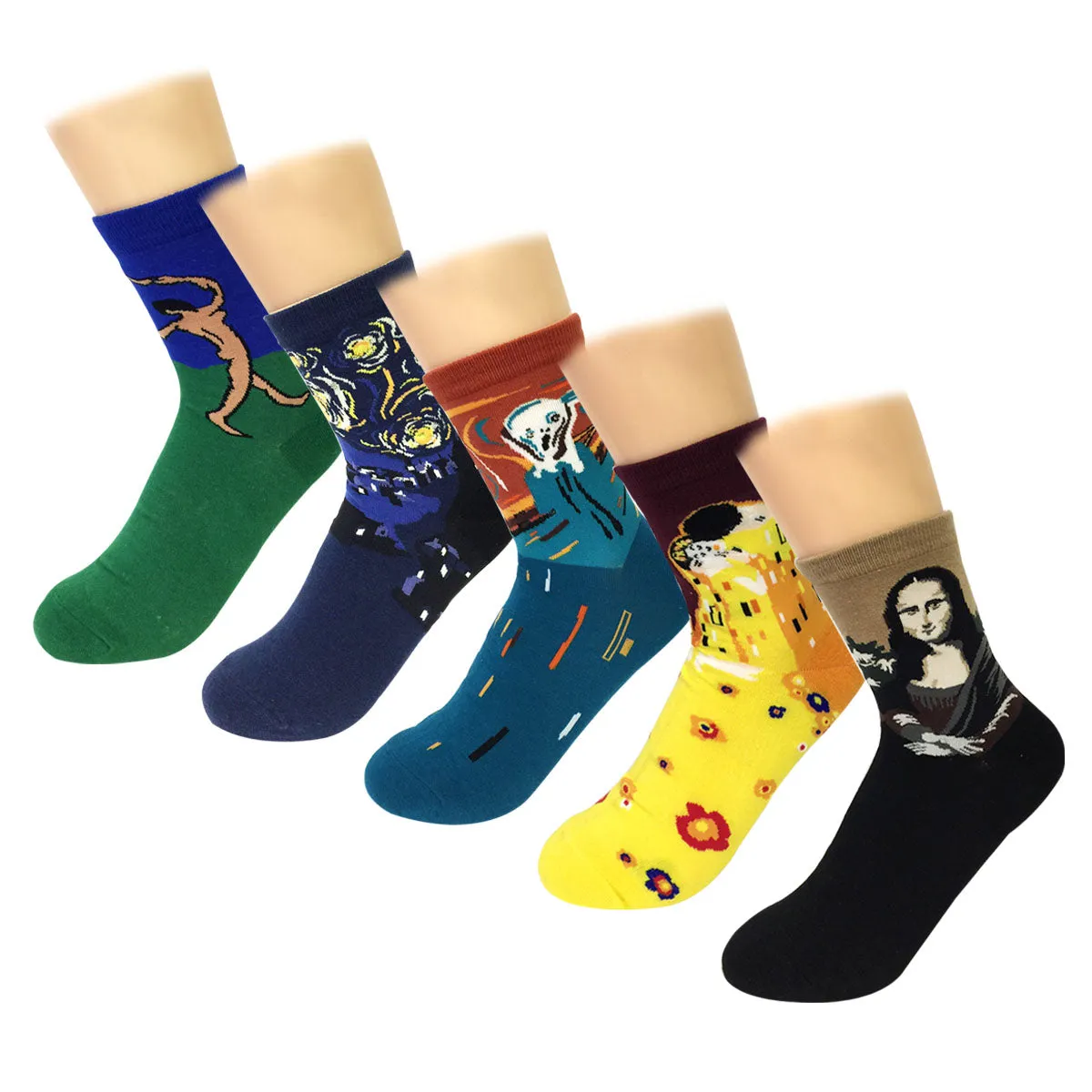 2rWrapables-Famous-Painting-Masterpiece-Artwork-Crew-Socks-5-pairs-Collection-1-1