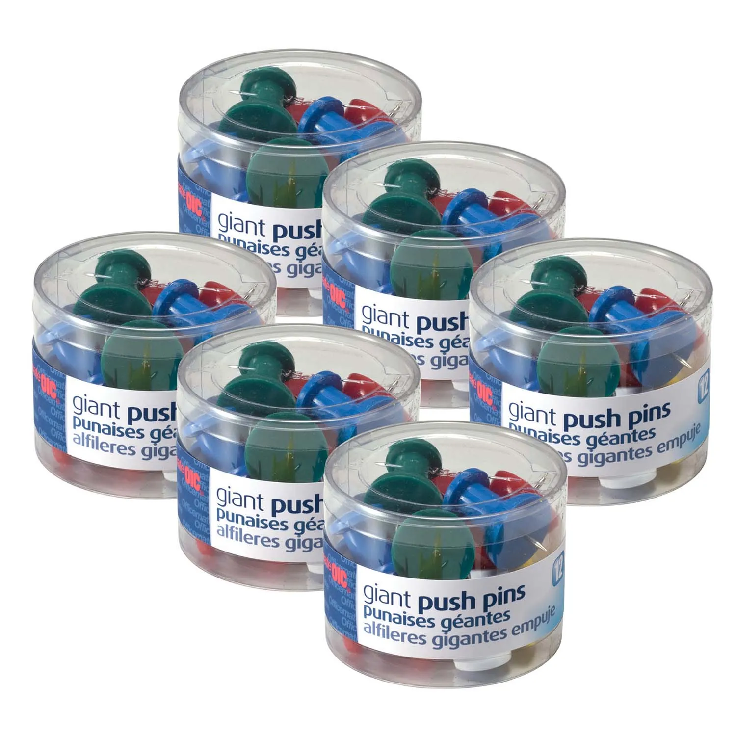 2wGiant-Push-Pins-12-Per-Pack-6-Packs