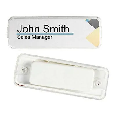 2xRexel-Name-Badge-Plastic-Magnetic-Pack-3