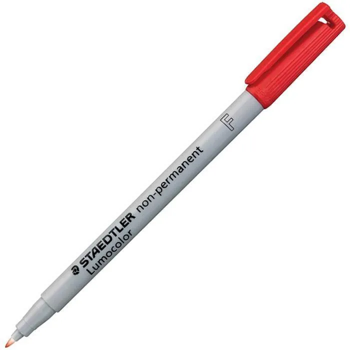 4qStaedtler-316-Lumocolor-Non-Permanent-Marker-Fine-Red