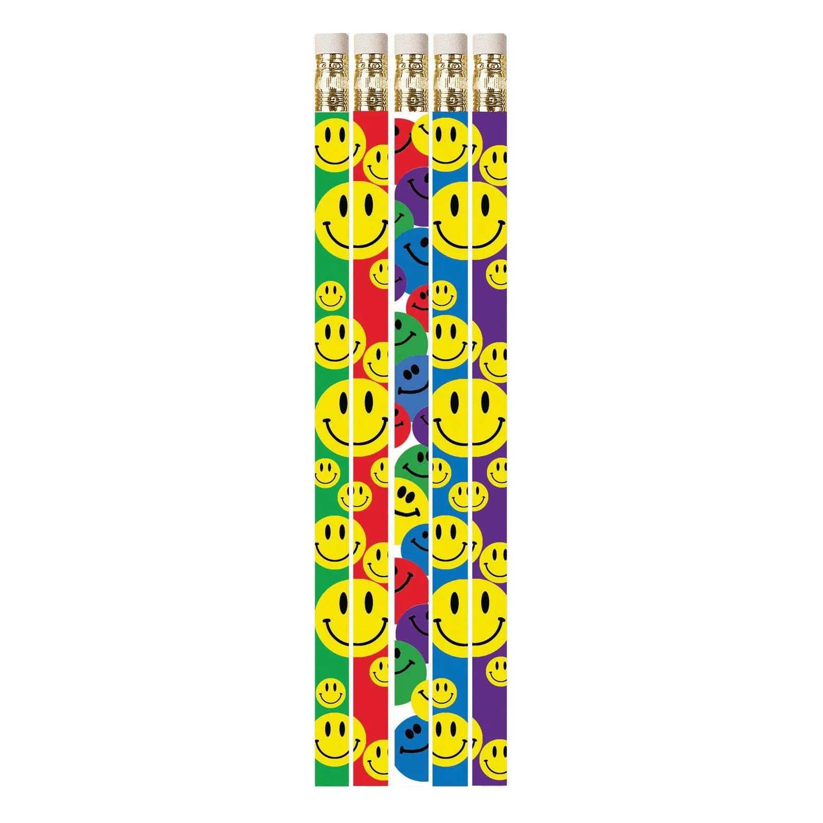 4xHappy-Face-Assorted-Motivational-Pencils-Pack-of-144