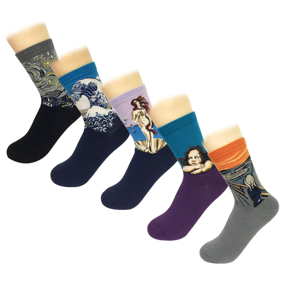 4xWrapables-Famous-Painting-Masterpiece-Artwork-Crew-Socks-5-pairs-Collection-2-1