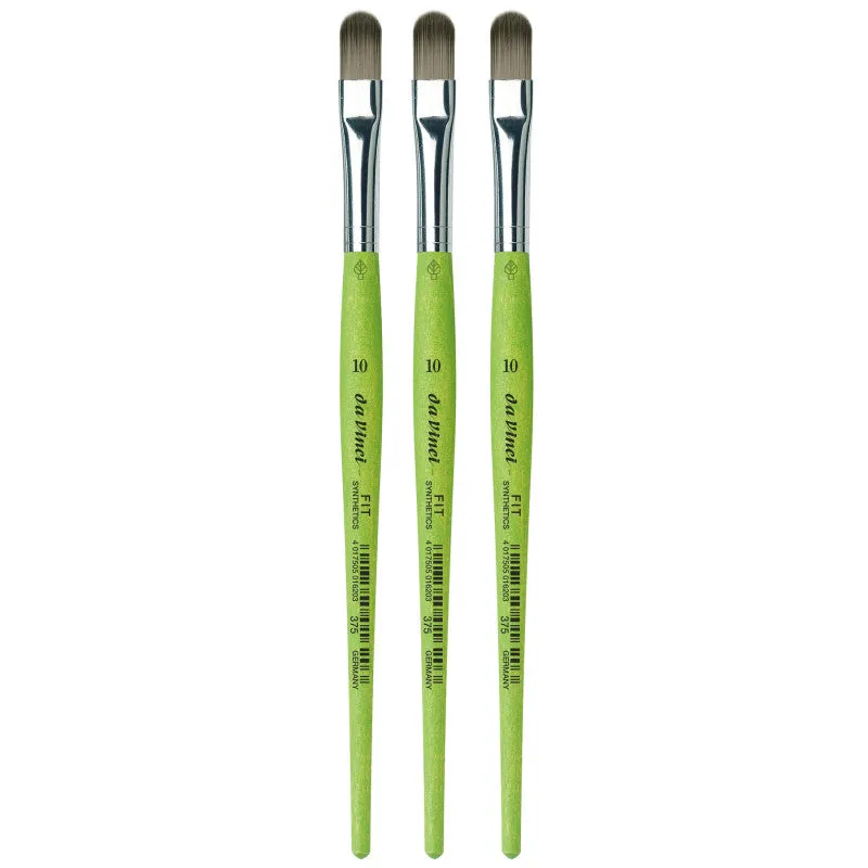 5dFIT-Synthetics-Student-Brush-Synthetic-Acrylic-Tempera-Filbert-Series-375-Size-10-Pack-of-3