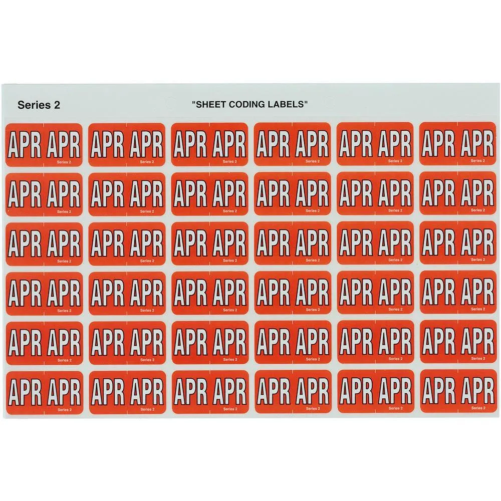 5kAvery-43404-Label-Side-Tab-Apr-Colour-Code-23-X-38Mm-Red-Pack-180