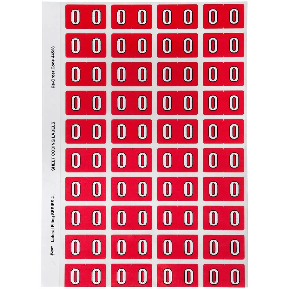 5tAvery-44528-Label-Side-Tab-Year-Code-0-25-X-42Mm-Red-Pack-240