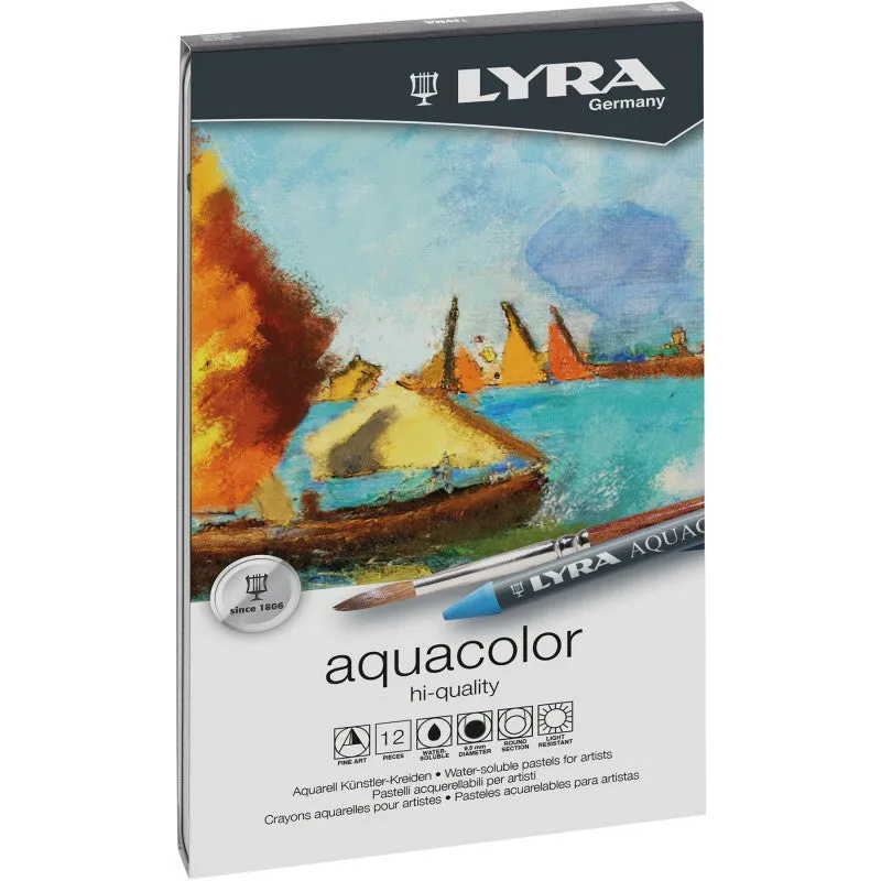 6bAquacolor-Water-Soluble-Crayon-Pastels-Set-Tin-Assorted-Colors-12-Pieces