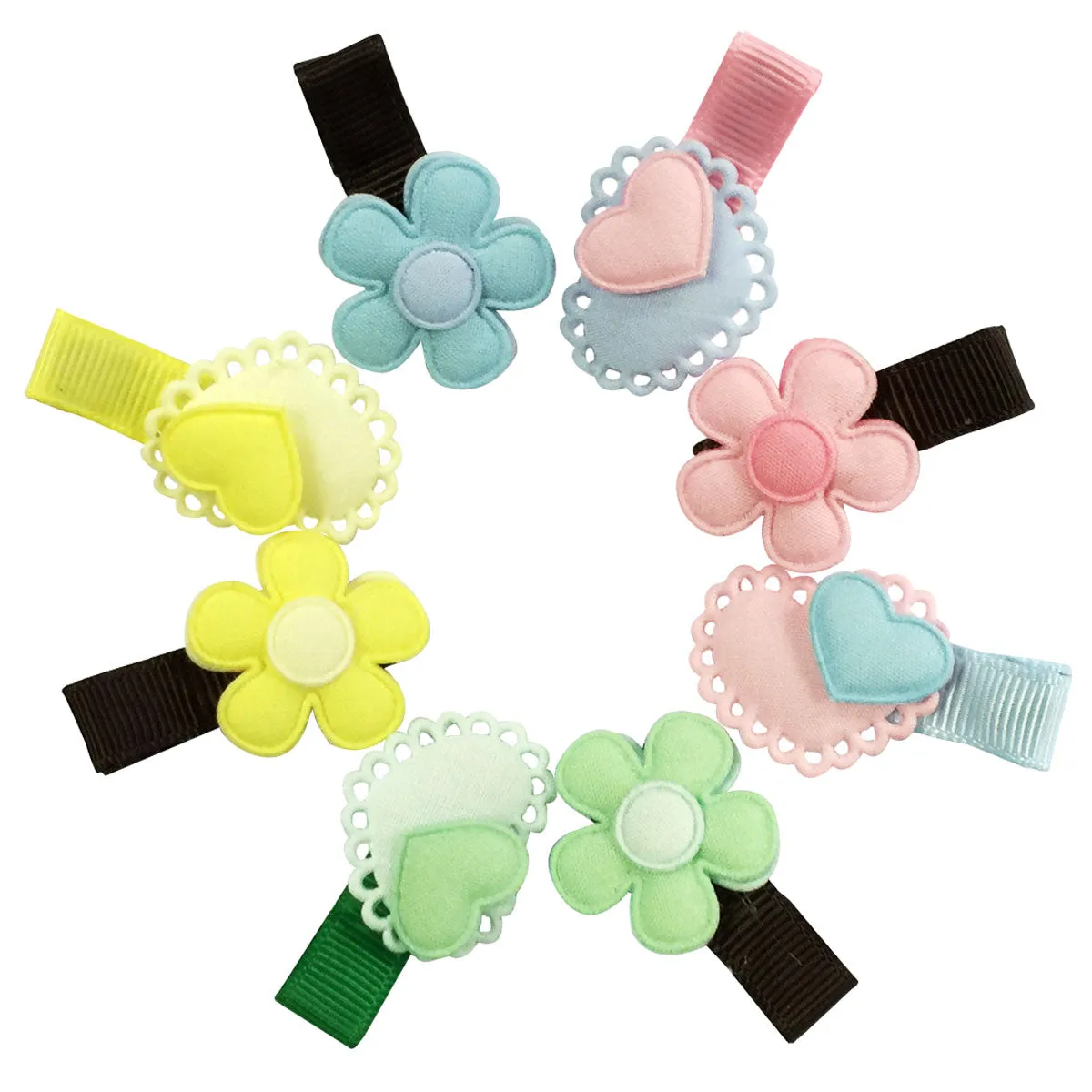 6sWrapables-Dress-up-Daisies-and-Hearts-Spring-Hair-Clips-Set-of-8_1-1