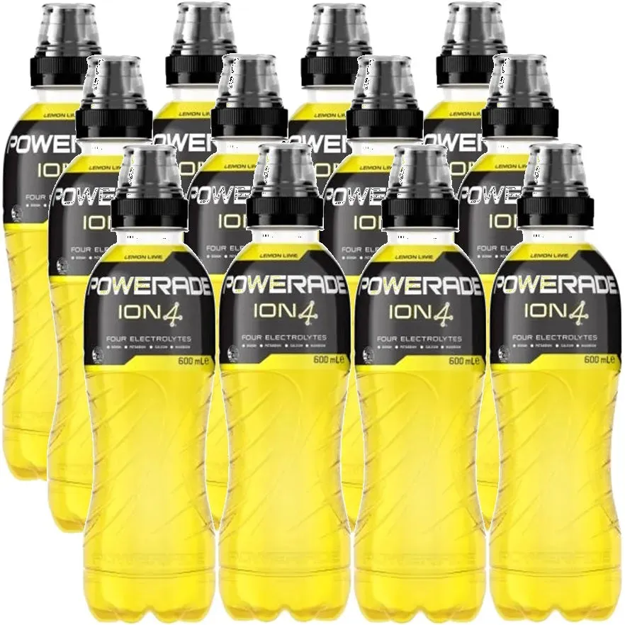 6vPowerade-Lemon-Lime-ION4-Sports-Drink-Electrolytes-600ml-Pack-12-Carton-Bulk