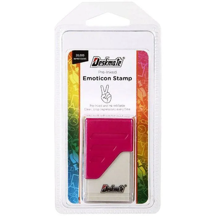 7iDeskmate-Square-Stamps-Emoji-Peace