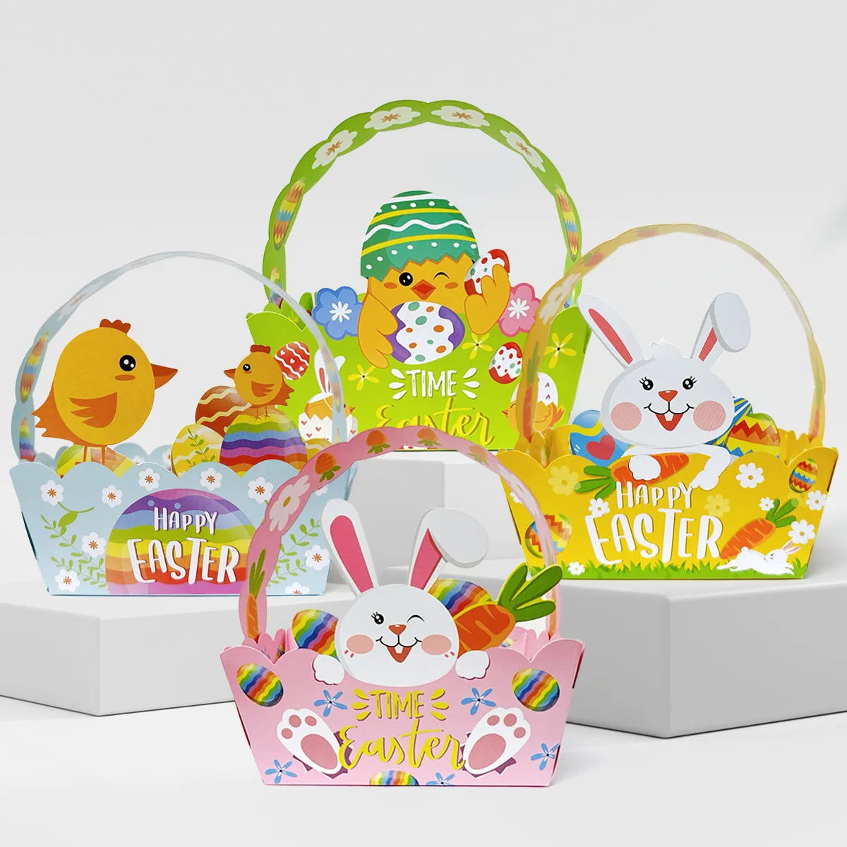 7jWrapables-Easter-Gift-Baskets-with-Handle-Treat-Boxes-for-Eggs-Cookies-and-Candy-1