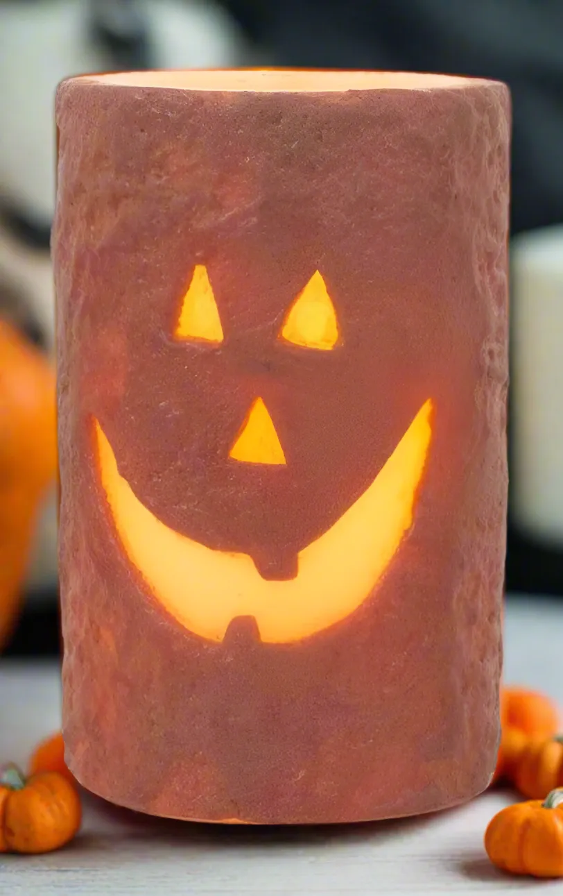 7oFall-Halloween-Timer-3-x-4-Jack-O-Lantern-Pumpkin-LED-Candle