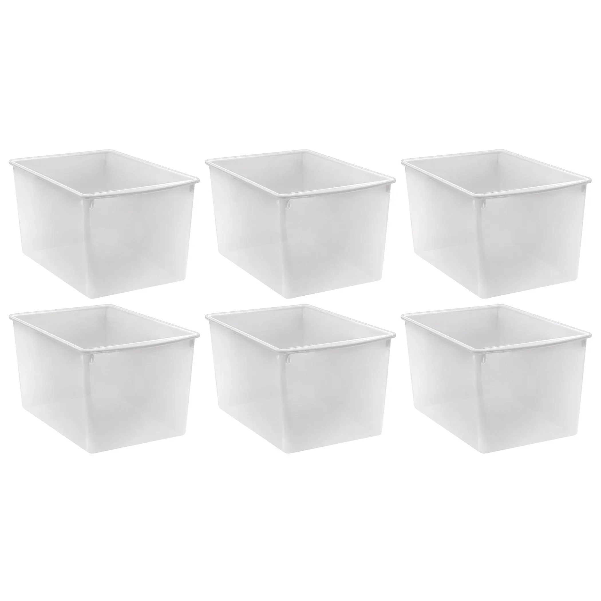 8qPlastic-Multi-Purpose-Bin-Clear-Pack-of-6