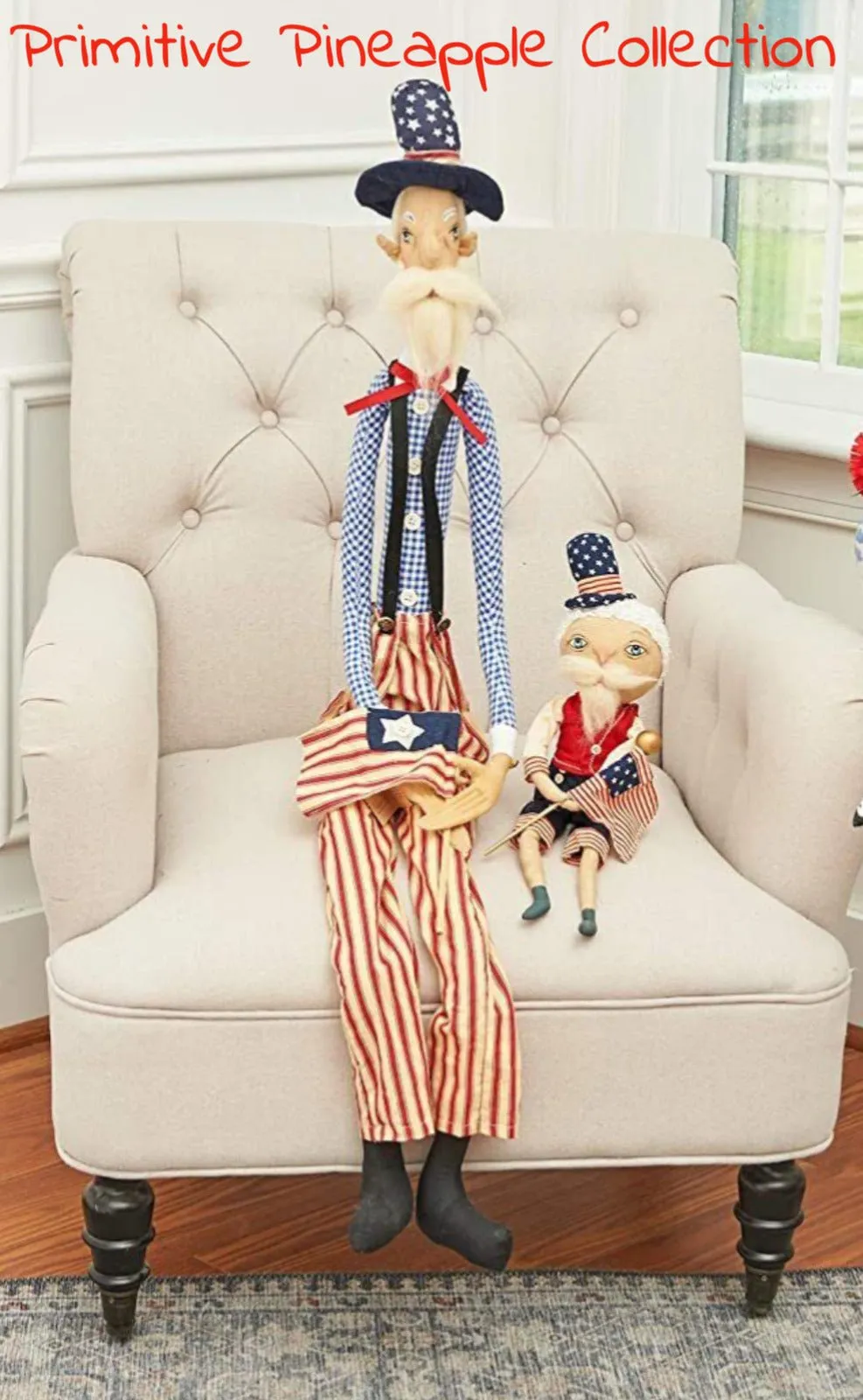 8sFarmhouse-Americana-Hand-Painted-15-Liberty-Sam-Folk-Art-Collectable-Doll_1