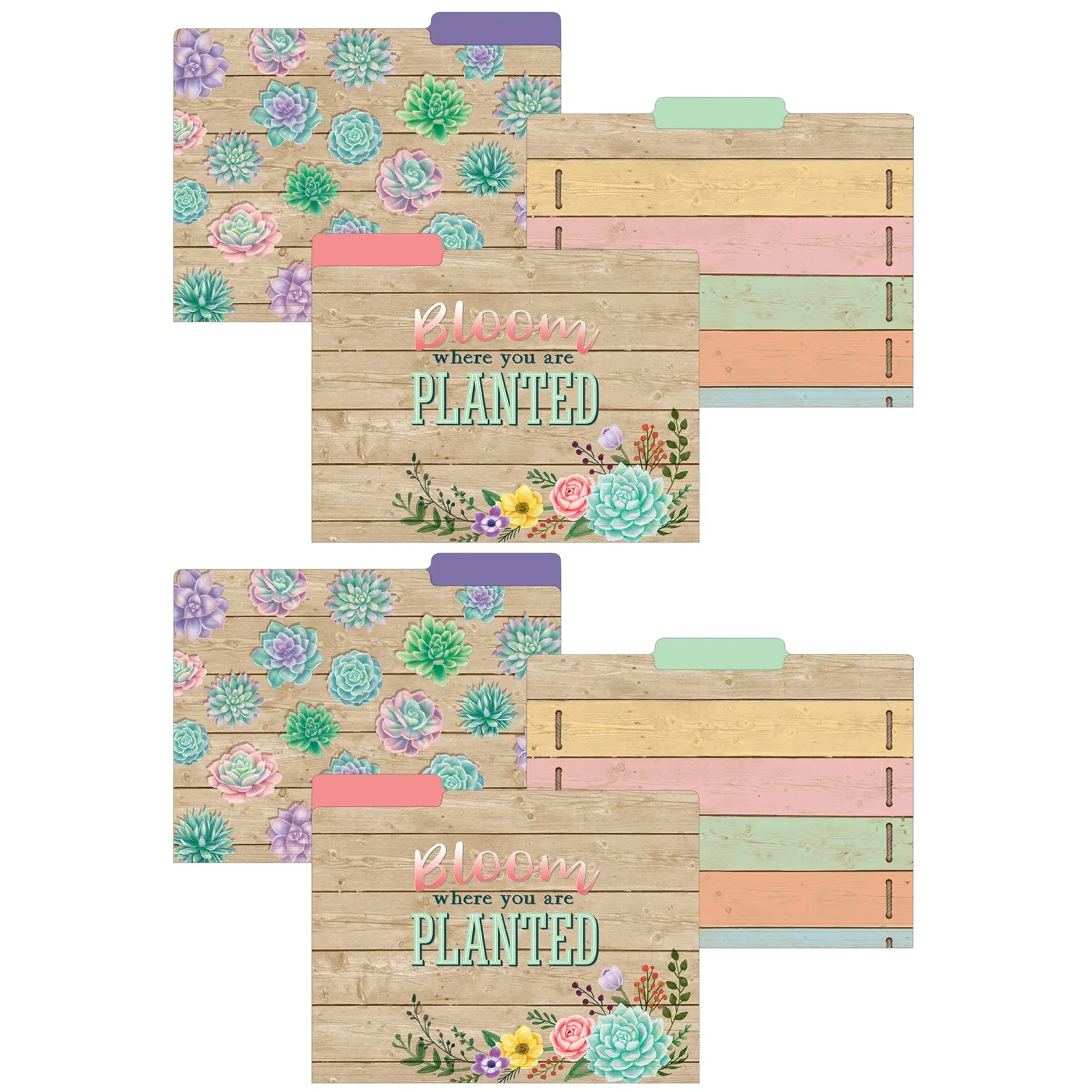 3eRustic-Bloom-File-Folders-2-Packs