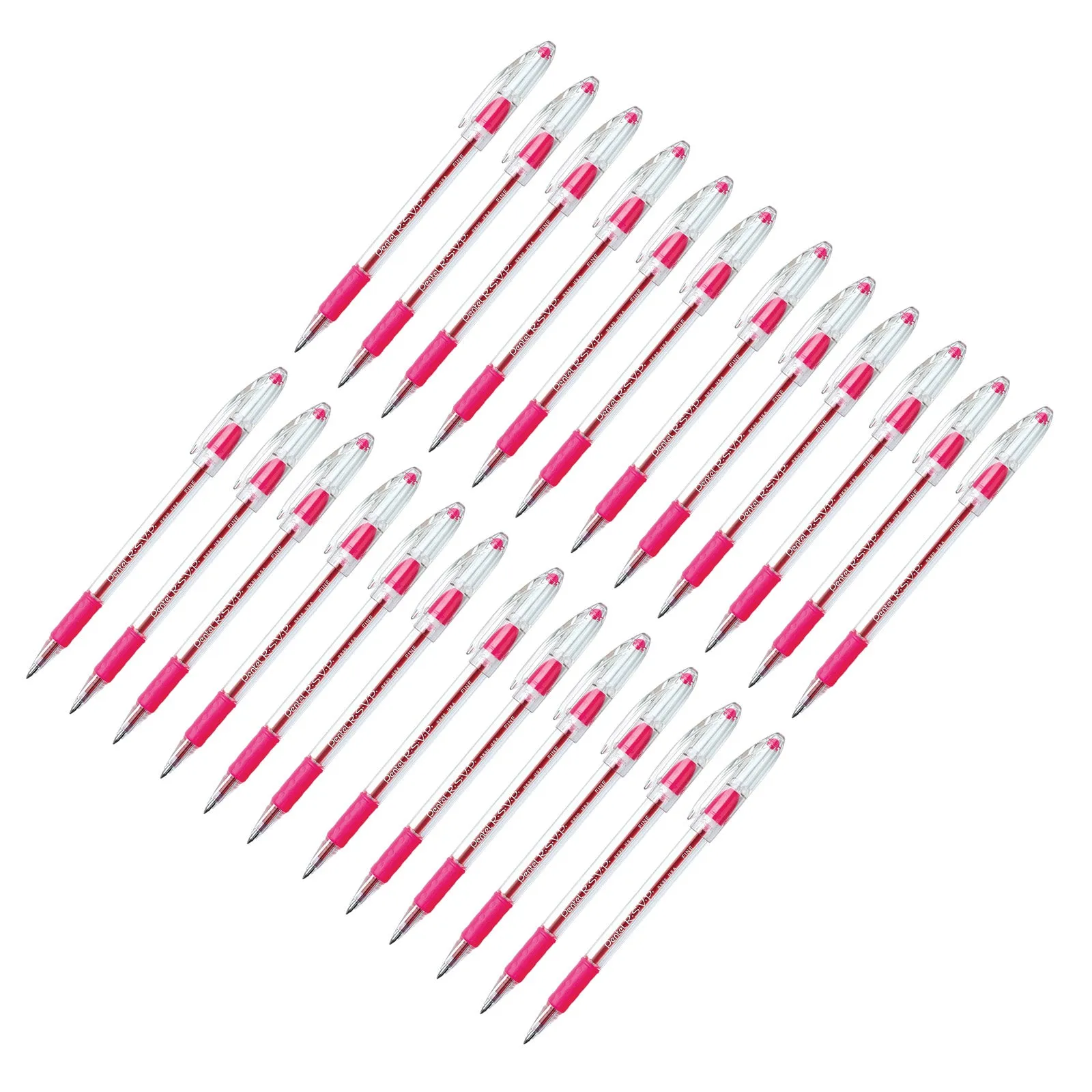 4sRSVP-Ballpoint-Pen-Fine-Point-Pink-Pack-of-24